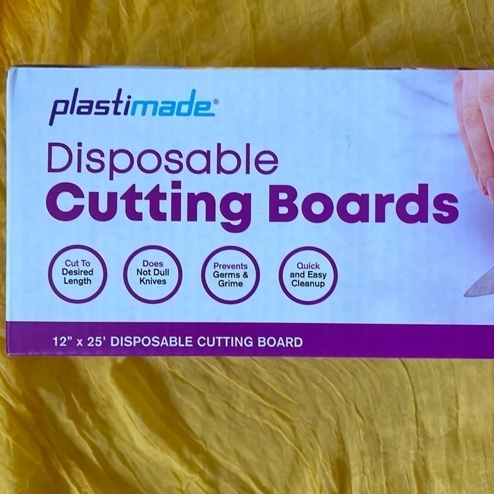 Brand New Disposable Plastic Cutting Board Flexible Kitchen Cooking Prep